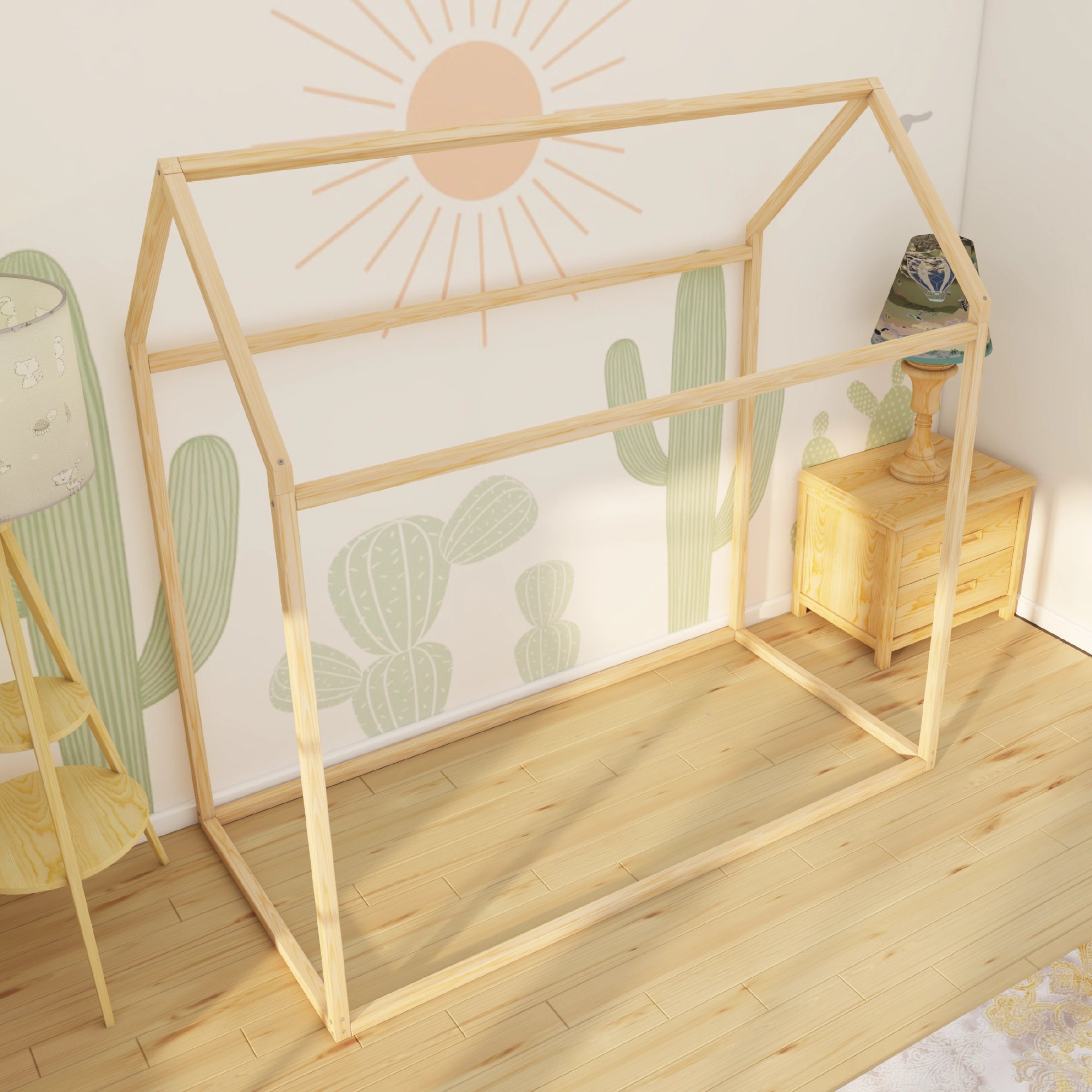 Yatesville - Montessori Playhouse Floor Bed