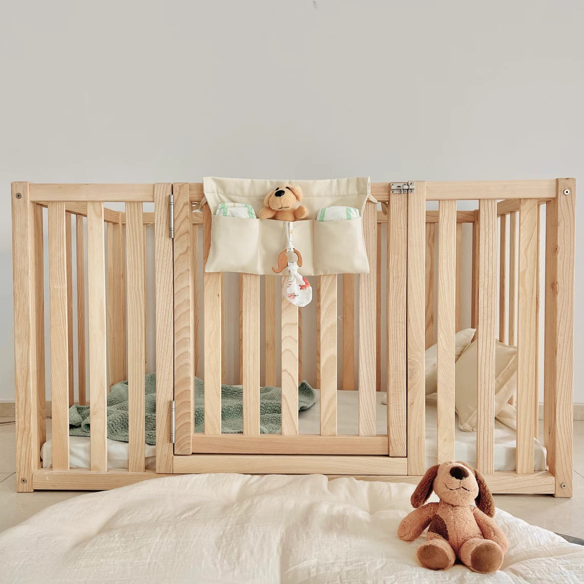 Montclair - Montessori Floor Bed with High Railings and Gate